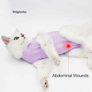 thighoho - traje de recuperación de cirugía de gato para heridas abdominales y enfermedades de la piel (6)