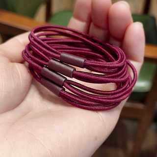 MandiceHeadband Head Rope Rubber Band Basic Hair Circle High Elasticity Three-in-one Design (7)