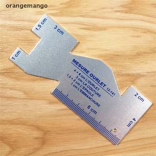 orangemango precisión costura medidor de metal acolchado sastre regla plantilla de costura regla co
