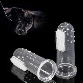 1pcs Soft Pet Finger Toothbrush Teddy Dog Brush Addition Bad Breath Tartar Teeth Care Dog Cat Tooth Cleaner (4)