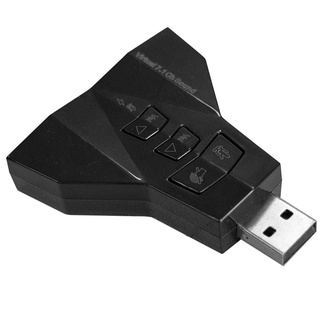 【machinetoolsif】Virtual 7.1 Audio Sound Card Adapter Mic 3.5mm USB Mic Speaker Adapter