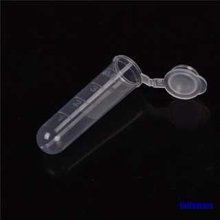 (Itisu2) 30 piezas de 5 ml de plástico centrífuga laboratorio tubo de prueba Vial botella de muestra con tapa