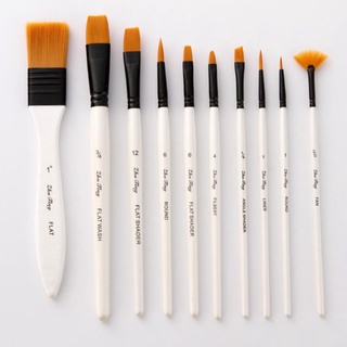 Practical Nylon Hair Watercolor Brush Artist Acrylic Oil Painting Paint Brushes
