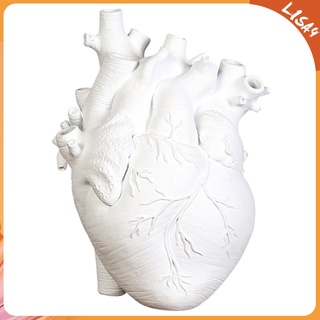 (Lisa4) Maceta decorativa De flores/estatuilla De corazón Anatomica Para decoración del hogar