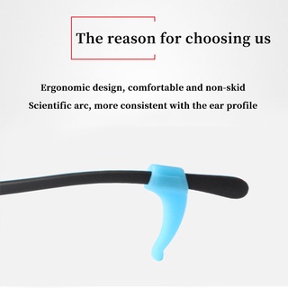 gafas de silicona retenedores gafas soportes de la sien antideslizante protectores stay put ganchos de agarre de oreja cassie11 (6)