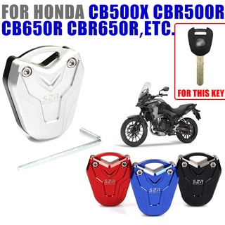 Para Honda CB500X CB 500X CBR 500R 500 X 650 R CBR500R CB650R Motocicleta Llave Caso Shell Cap Fob Decorativo