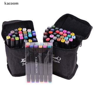 kacoom - juego de marcadores de arte (30 colores, base de alcohol, manga, boceto, dibujo, rotulador co)