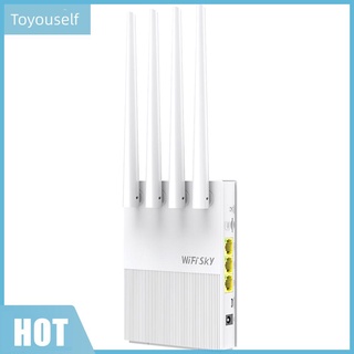 (TS) Wifisky WS-R642 2.4G+4G 4 antenas 300M LAN/WAN 4G tarjeta SIM LTE WiFi Router