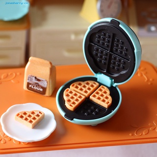 jonasharry.co Mini Casa De Muñecas Tostadora Miniatura Pan Waffle Máquina Creativa Para El Entretenimiento (1)