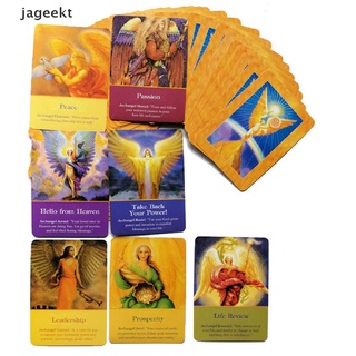 jageekt magic archangel oracle cards earth magic read fate tarot juego de cartas 45 cartas deck co