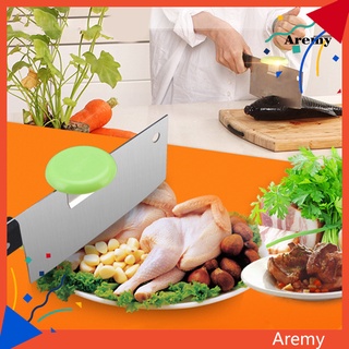 AREM - cuchillo de acero inoxidable para carne, hueso, ayuda, cuchillo, hoja, soporte trasero, herramienta de cocina