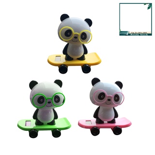 bj_lindo tablero de coche alimentado por energía solar decoración de escritorio para el hogar bailando panda swinging juguete regalo (5)