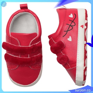 PU Leather Magic Tape Soft Sole Baby Boys Girls Shoes Spring Fashion Shoes