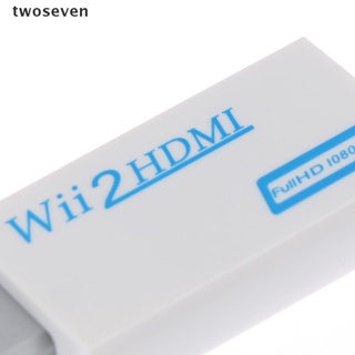 twoseven adaptador convertidor Wii a HDMI Wii2HDMI Full HD FHD 1080P 3,5 mm nuevo [twoseven] (6)