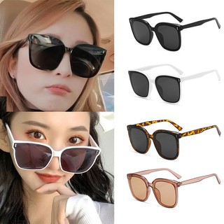 (JIUERBA) Gafas de sol con montura de gran tamaño a la moda para mujer, gafas de sol cuadradas Retro de cristal, gafas para mujer, gafas para mujer