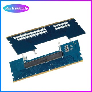 [mejor Precio] adaptador profesional DDR4 SO-DIMM a escritorio DIMM memoria RAM conector adaptador de escritorio PC tarjetas de memoria convertidor adaptador
