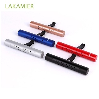 lakamier - ambientador de metal reemplazable, perfume de coche, multiestilo, salida de aire, ambientador, multicolor