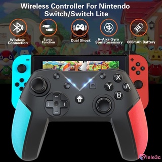 Gamepad inalámbrico compatible con bluetooth para Nintendo Game Controller para consola de interruptores con mango de 6 ejes lele
