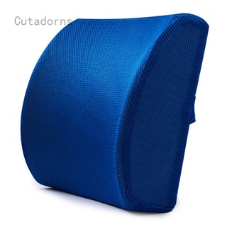 Cutadorns suave espuma viscoelástica Lumbar apoyo espalda masajeador cintura cojín almohada para sillas en el asiento de coche almohadas en casa oficina aliviar el dolor (1)