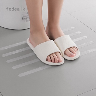 Fedealk - tira antideslizante para baño, transparente, antideslizante, cinta de seguridad