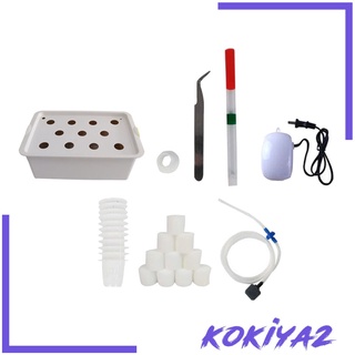 [KOKIYA2] Kit de sistema de cultivo hidropónico de 11 agujeros para plantas de interior, macetas de lechuga