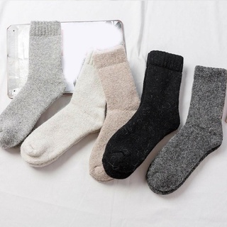 Mbb calcetines de lana Extra gruesos/calcetines de lana cálidos/calcetines de felpa engrosados para hombre