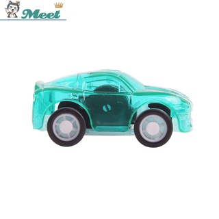 Me tire hacia atrás coche transparente Color caramelo Vintage Mini tire hacia atrás modelo de coche juguetes de niño (4)