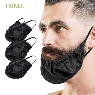 TRINEE 1/3 Pcs Silk Bandana Bonnet Adjustable Beard Covers Facial Rag Guard Soft Caps