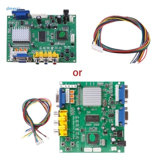 dmessi Arcade Game RGB/CGA/EGA/YUV To Dual VGA HD Video Converter Adapter Board GBS-8220