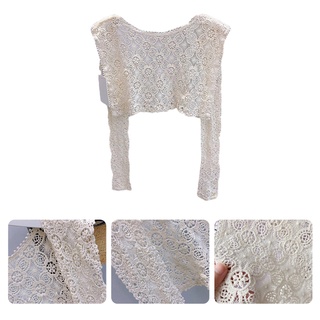 Got simple diseñado ropa accesorios De fiesta Lolita Princesa dulce Bege blanco corto tejido tejido tejido floral (4)