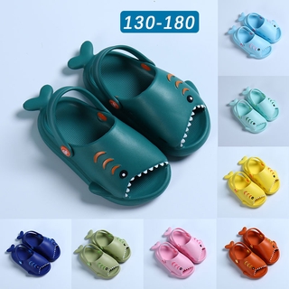 colorido antideslizante niños bebé tiburón zapatilla zapatos bebé niños niñas sandalia 130-180