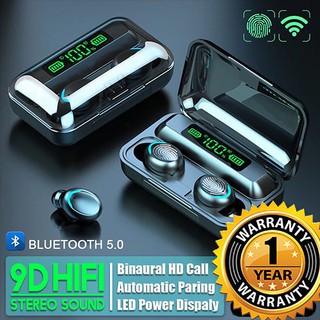 Audífonos Inalámbricos F9 Impermeables Con Bluetooth 5.0