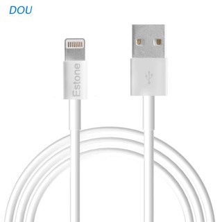 DOU Estone Lightning a USB Cable cargador para iPhone X 5s 6 6s 7 8 Plus iPad iPod