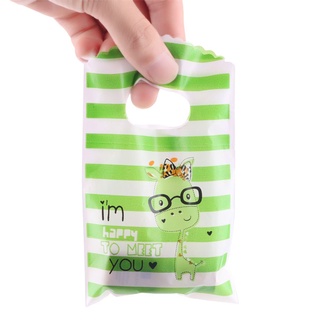 askia diy accesorio joyería bolsa de regalo 50 pcs caramelo embalaje mini bolsa de plástico lindo fiesta decoración 9*15cm manijas pequeñas (6)