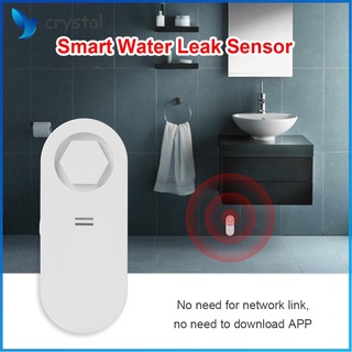 Crystal Smart detectores de agua Sensor de fugas de agua hogar cocina baño alerta de inundación