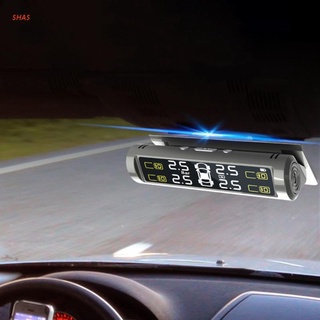 Shas TPMS - Monitor de presión Digital para automóvil, Digital, LCD, alarma de seguridad automática