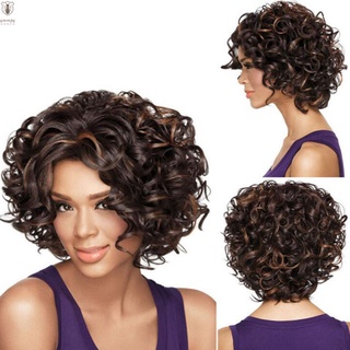 Gmm peluca De cabello Sintético con pelucas De cabello Sintético De Moda africana para mujeres Negras y pequeñas pelucas