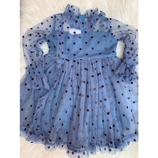 Vestido Polka Dot De Princesa para niñas/Vestidos De chifón/ropa para niños (4)