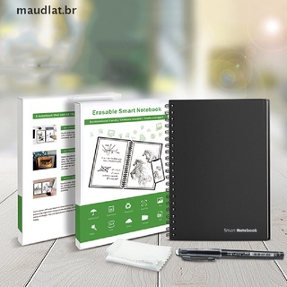 (maquillaje)cuaderno Reutilizable borrable Para Microondas/Ondas De Microondas/fuese/notebook con pluma A4 (maudaki)