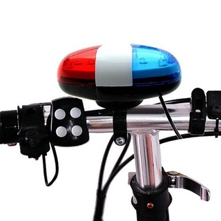 zw 6led 4 tonos advertencia sirena luz electrónica ciclismo bicicleta bicicleta campana bocina alarma