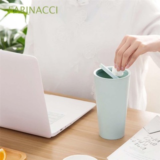 farinacci mini papelera creativa artículos de barril cubo de basura con tapa pequeña mesa de escritorio hogar cesta de basura de alta calidad/multicolor