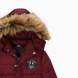 [EFE] moda abrigo niños invierno chamarra abrigo niño chamarra caliente con capucha ropa de niños (3)