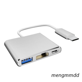 meng Type C to HDMI Converter Dock,HDMI USB C Hub Adapter Compatible with Switch
