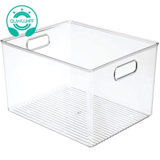 29x20x15cm acrílico transparente refrigerador caja de almacenamiento de escritorio dormitorio baño caja de almacenamiento
