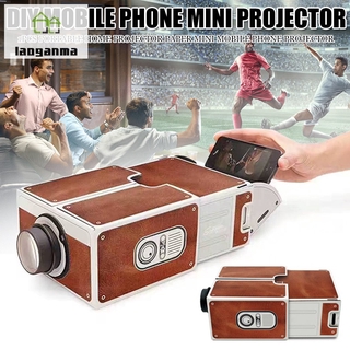 smartphone proyector crear un pequeño cine en casa proyector de teléfono portátil