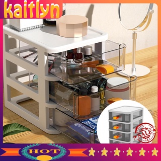 <Kaitlyn> Cajón de escritorio fácil de tirar de plástico multicapa organizador gabinete sólido para dormitorio