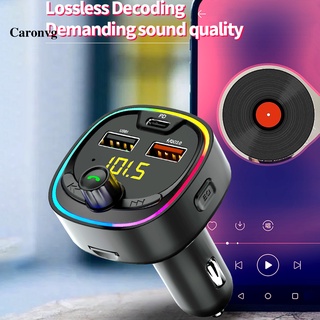 Ca negro compatible con Bluetooth MP3 reducción de ruido Bluetooth compatible con cargador FM modulador LED pantalla Digital para Auto