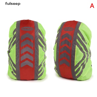 [fulseep] mochila reflectante cubierta de bolsa deportiva cubierta de lluvia a prueba de polvo cubierta impermeable trht (5)