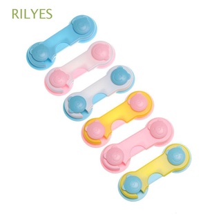 RILYES Cartoon Baby Cabinet Lock Lightweight Children Security Protector Safety Door Lock Portable High quality Anti-theft Anti-pinch Cupboard Plastic Infant Safety Lock