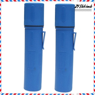 2Pcs PP 80mm Welding Solder Rod Storage Tube No Divider Container Working